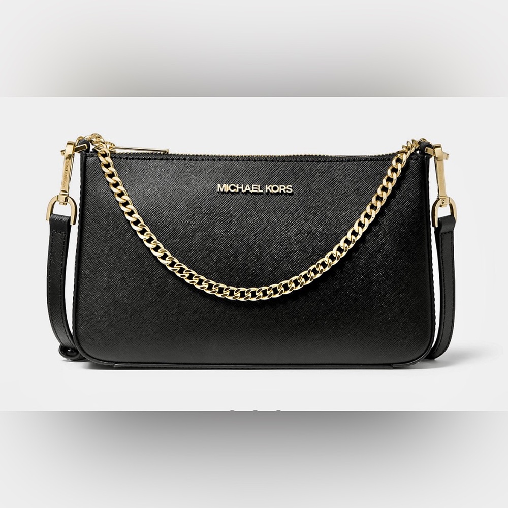 Michael Kors Jet Set Medium Saffiano Leather Crossbody Bag